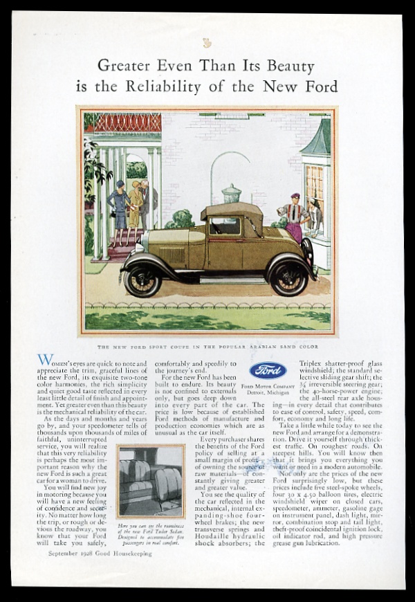 1928 Ford advertisement